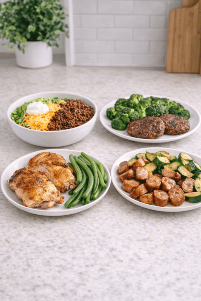 cheap keto dinner ideas meal setup