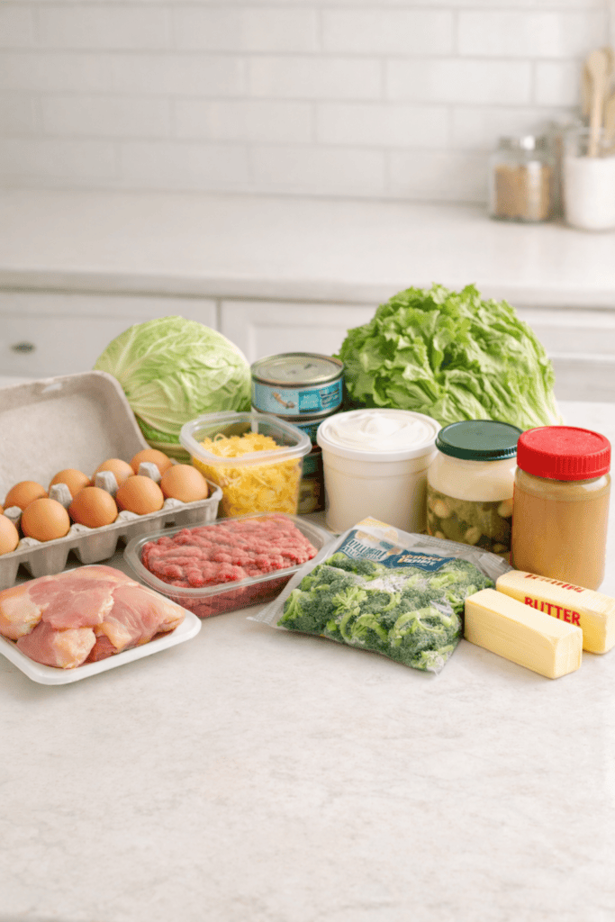 Simple cheap lazy keto meal prep ideas for beginners